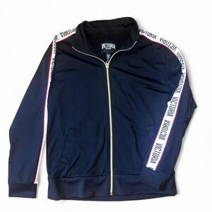 Victoria's Secret Sport Women's Black and Red Track Jacket SZ M